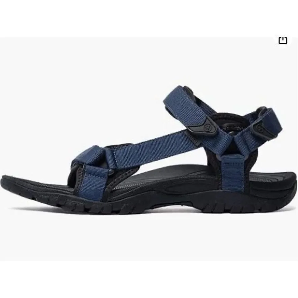 ✨ATIKA Men's Navy & Black Islander Walking Sz 10 Sandals✨